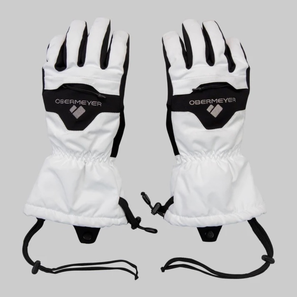 Obermeyer Regulator Ski Glove - Women Size L - White